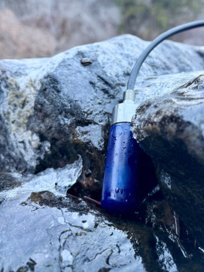 The Cetacean Research™ CRT-90N series Hydrophones is a preamplified high sensitivity hydrophone. It is specifically designed for whale watching and recreational use. The integral cable is specifically designed with a special low noise configuration and has a durable polyurethane jacket for prolonged exposure to underwater saltwater conditions. It is more flexible than other cables on the market in order to maintain optimum usability. Standard length is 10m or 30m, or custom lengths. 