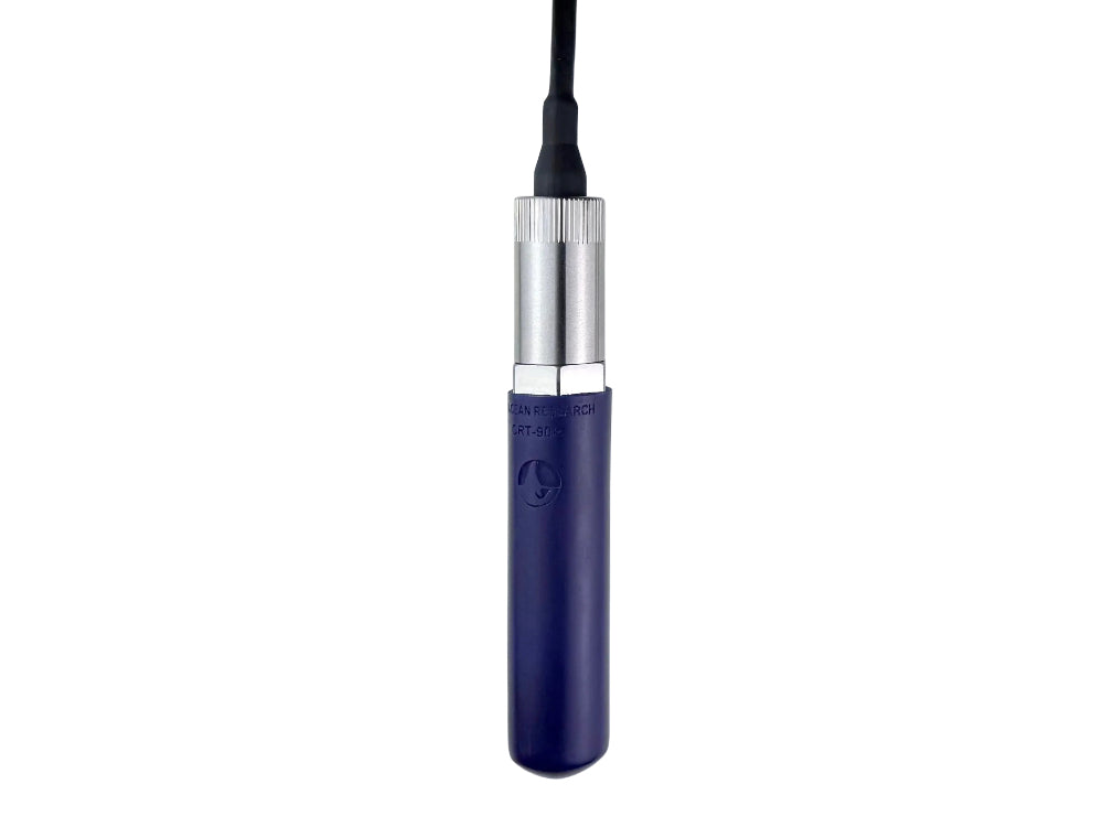 The Cetacean Research™ CRT-90P series Hydrophones is a rugged preamplified high sensitivity hydrophone. It is specifically designed for commercial whale watching and recreational use. It can also be used for basic research tasks. 

The integral cable is specifically designed with a special low noise configuration and has a durable polyurethane jacket for prolonged exposure to underwater saltwater conditions. It is more flexible than other cables on the market in order to maintain optimum usability. Standard