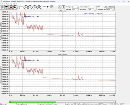 HydroWAV Underwater Signal Analysis Software is a high-performance real-time analysis software tool for underwater acoustic measurements using hydrophones. The software provides synchronized time-domain, frequency-domain, and time-frequency visualization to support field measurements, laboratory testing, and research applications. HydroWAV Software is licensed lifetime per computer.
Applications: Marine Mammal Monitoring
Environmental Noise Assessment
Underwater Noise Characterization
Vessel Radiated noise 