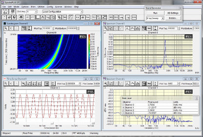 Cetacean Research Technology, in association with Pioneer Hill Software LLC, is pleased to provide spectral analysis software for the Bioacoustics and Underwater Sound Communities worldwide.

SpectraPLUS-DT is specifically designed for the Data Translation line of USB Data Acquisition modules. Up to 16 channels of acquisition and analysis with calibrated input levels, IEPE transducer power, AC or DC coupling and tachometer inputs. Data Translation offers a complete line of modules from low cost to high spee