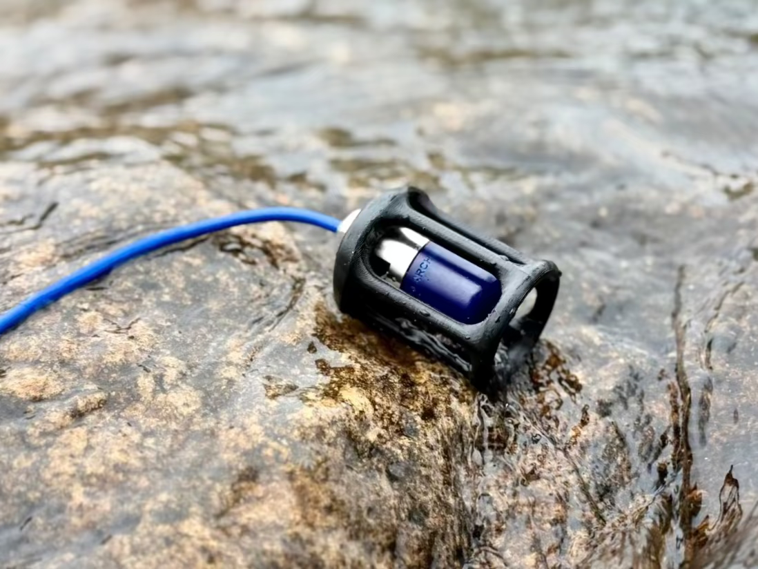 cetacean research technology Our hydrophone protection cage is engineered to provide a durable, high-performance enclosure for hydrophones operating in demanding aquatic environments. Adding a protection cage is a great way to extend the life of your hydrophone. Constructed from a strong polyurethane material with acoustic properties closely matched to both water and the hydrophone material, this cage avoids the resonant ringing found in metal designs. the cage is designed to decrease flow noise